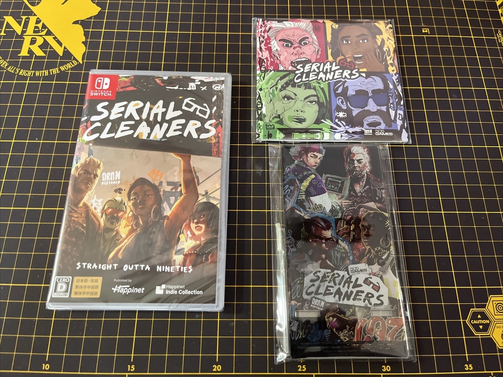 Serial Cleaners First Limited Edition Nintendo Switch Record Style Coaster