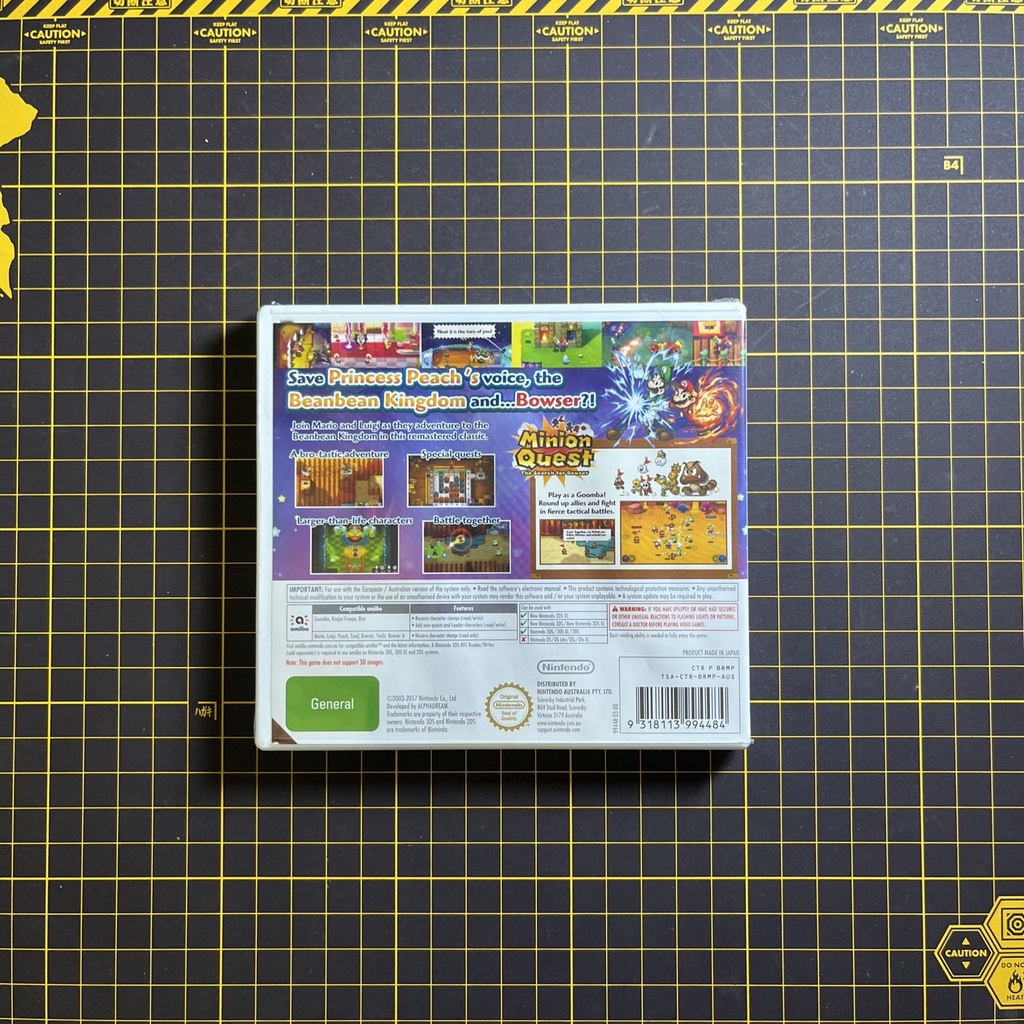 Mario & Luigi Superstar Sage Bowser’s Minions NINTENDO 3DS PAL AU Brand New RARE