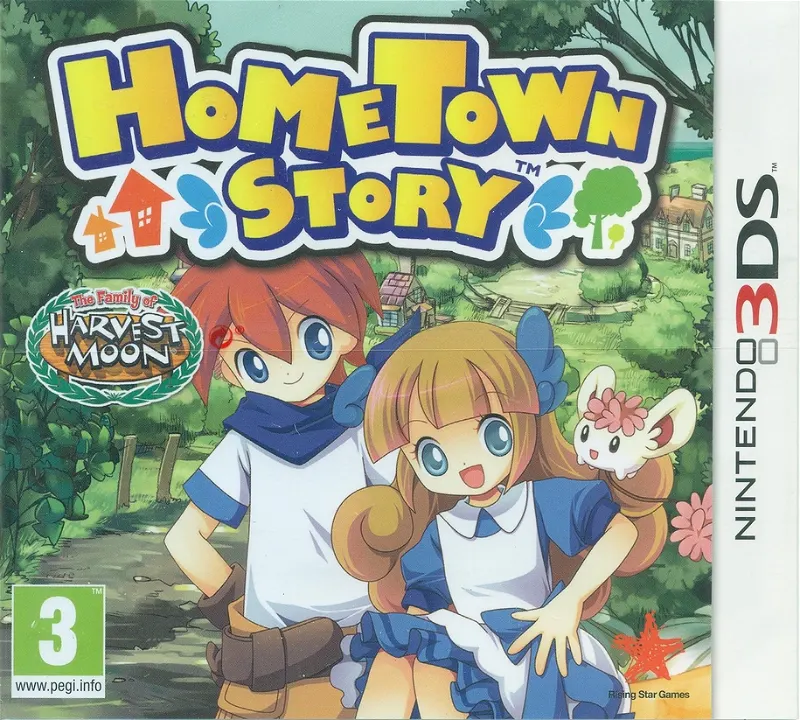 Hometown Story Harvest Moon Nintendo 3DS 