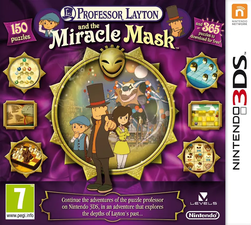 Professor Layton and the Miracle Mask Nintendo 3DS