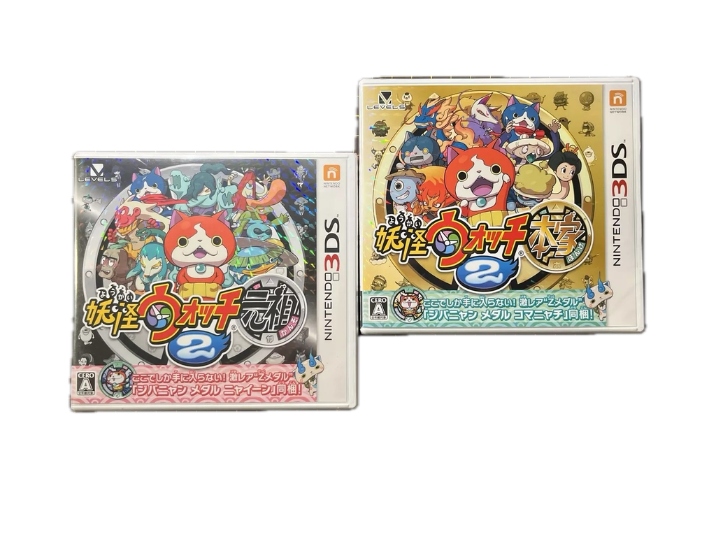 Yokai Yo-kai Watch 2 Ganso Bony Spirits Honke Fleshy Souls