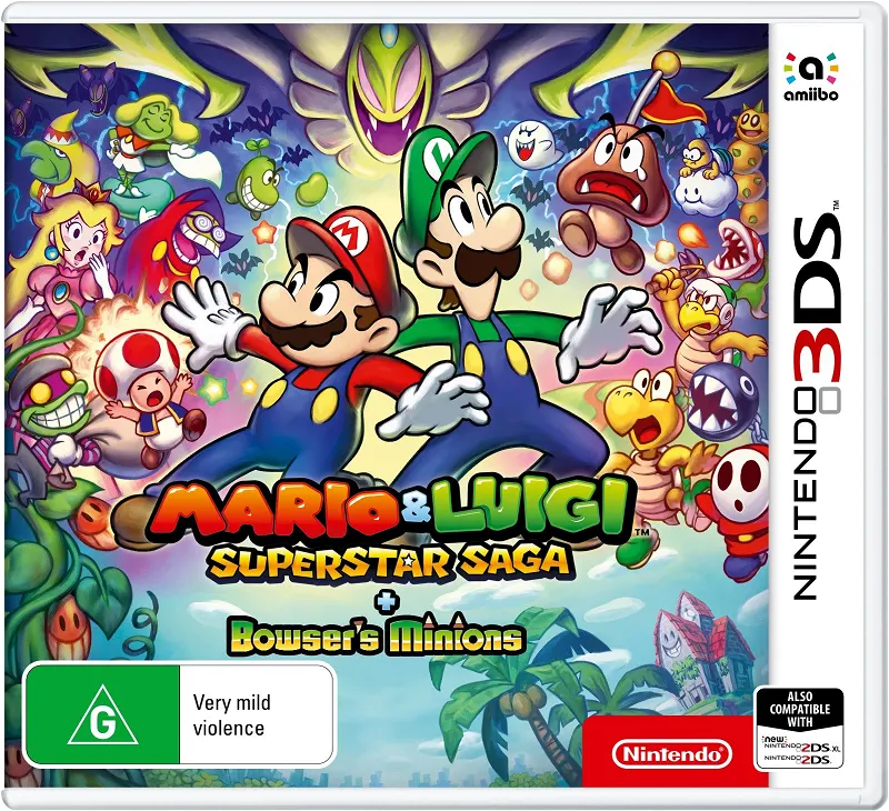 Mario Luigi Superstar Sage Bowser’s Minions NINTENDO 3DS  