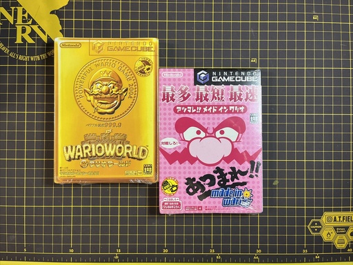 Wario World Atsumare Made in Wario Nintendo Gamecube 