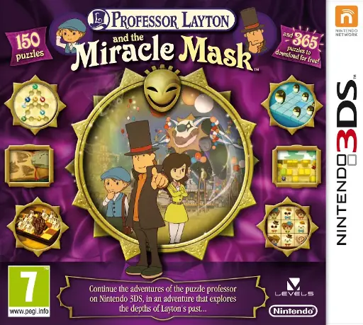 Professor Layton and the Miracle Mask Nintendo 3DS