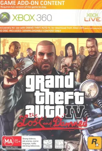 Grand Theft Auto IV The Lost and Damned Xbox 360  