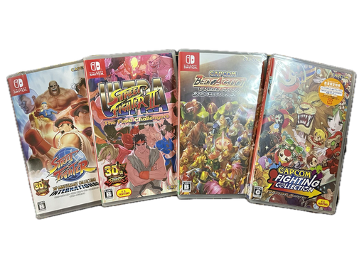 Lot 4 Nintendo Switch Street Fighter 30th Ultra II Belt Action Capcom Fighting